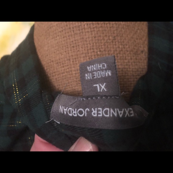 Flannel Shirt with Gold Stiching - Picture 5 of 6